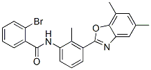 Benzamide,2-bromo-n-[3-(5,7-dimethyl-2-benzoxazolyl)-2-methylphenyl ]-(9ci) Structure,590395-78-1Structure