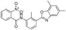 Benzamide,n-[3-(5,7-dimethyl-2-benzoxazolyl)-2-methylphenyl ]-2-nitro-(9ci) Structure,590395-86-1Structure