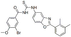 Benzamide,3-bromo-n-[[[2-(2,3-dimethylphenyl)-5-benzoxazolyl ]amino]thioxomethyl ]-4-methoxy-(9ci) Structure,590396-61-5Structure