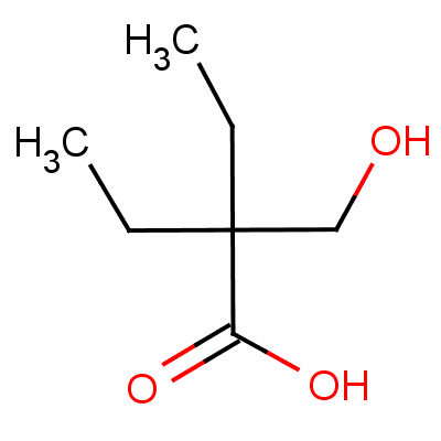 2-乙基-2-(羥基甲基)丁酸結(jié)構(gòu)式_5904-58-5結(jié)構(gòu)式