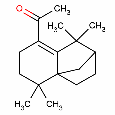 1-(1,3,4,5,6,7-六氫-1,1,5,5-四甲基-2H-2,4a-甲烷萘-8-基)-1-乙酮結(jié)構(gòu)式_59056-71-2結(jié)構(gòu)式