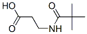 3-[(2,2-Dimethylpropanoyl)amino]propanoic acid Structure,5910-56-5Structure