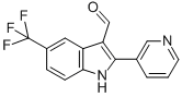 2-(3-Pyridinyl)-5-(trifluoromethyl)-1h-indole-3-carboxaldehyde Structure,591243-37-7Structure