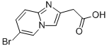 (6-Bromo-imidazo[1,2-a]pyridin-2-yl)-acetic acid Structure,59128-15-3Structure