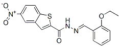 Benzo[b]thiophene-2-carboxylic acid,5-nitro-,[(2-ethoxyphenyl)methylene]hydrazide (9ci) Structure,591761-81-8Structure