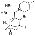 1-[(2-Bromo-1-adamantyl)methyl]-4-methyl-piperazine dihydrobromide Structure,59177-67-2Structure