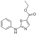 2-苯基氨基-5-噻唑羧酸乙酯結(jié)構(gòu)式_591777-89-8結(jié)構(gòu)式