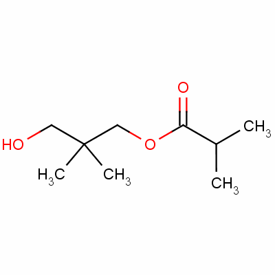 3-Hydroxy-2,2-dimethylpropyl isobutyrate Structure,5919-84-6Structure