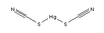 Mercuric thiocyanate Structure,592-85-8Structure