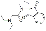 2-(Diethylamino)-n-(1,3-dioxo-2-ethylindan-2-yl )-n-methylacetamide Structure,59209-61-9Structure