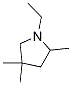 Pyrrolidine, 1-ethyl-2,4,4-trimethyl- (9ci) Structure,592478-39-2Structure