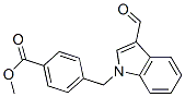 Benzoic acid,4-[(3-formyl-1h-indol-1-yl)methyl]-,methyl ester (9ci) Structure,592546-73-1Structure