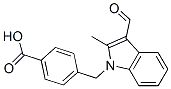 Benzoic acid,4-[(3-formyl-2-methyl-1h-indol-1-yl)methyl]- (9ci) Structure,592550-35-1Structure