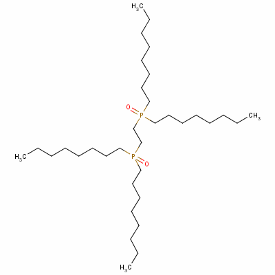 Phosphine oxide,1,1-(1,2-ethanediyl)bis[1,1-dioctyl- Structure,5927-49-1Structure