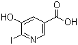 3-Pyridinecarboxylic acid, 5-hydroxy-6-iodo- Structure,59288-39-0Structure