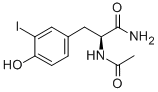 N-acetyl-3-iodo-l-tyrosine,amide Structure,59302-19-1Structure