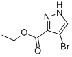 Ethyl 4-bromo-1h-pyrazole-3-carboxylate Structure,5932-34-3Structure