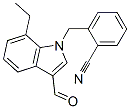 Benzonitrile,2-[(7-ethyl-3-formyl-1h-indol-1-yl)methyl ]-(9ci) Structure,593237-01-5Structure