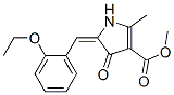 (9CI)-5-[(2-乙氧基苯基)亞甲基]-4,5-二氫-2-甲基-4-氧代-1H-吡咯-3-羧酸甲酯結(jié)構(gòu)式_593241-76-0結(jié)構(gòu)式