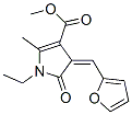 (9CI)-1-乙基-4-(2-呋喃亞甲基)-4,5-二氫-2-甲基-5-氧代-1H-吡咯-3-羧酸甲酯結(jié)構(gòu)式_593241-87-3結(jié)構(gòu)式