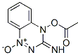 4-Acetoxy-3-imino-3,4-dihydro-1,2,4-benzotriazine 1-oxide Structure,59399-02-9Structure