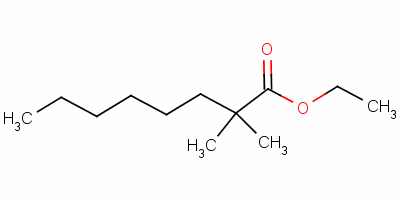 2,2-二甲基辛酸乙酯結(jié)構(gòu)式_59415-01-9結(jié)構(gòu)式