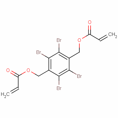 (Tetrabromo-1,4-phenylene)bismethylene diacrylate Structure,59447-51-7Structure