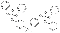 Bdp bisphenol-a bis(diphenyl phosphate) Structure,5945-33-5Structure