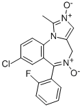 8-Chloro-6-(2-fluorophenyl)-1-methyl-4h-imidazo[1,5-a][1,4]benzodiazepine 2,5-dioxide Structure,59468-87-0Structure