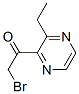 Ethanone,2-bromo-1-(3-ethylpyrazinyl)-(9ci) Structure,594813-45-3Structure