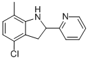 1H-indole,4-chloro-2,3-dihydro-7-methyl-2-(2-pyridinyl)-(9ci) Structure,594820-93-6Structure