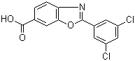 2-(3,5-Dichlorophenyl)-6-benzoxazolecarboxylic acid Structure,594839-88-0Structure