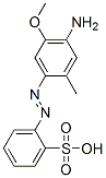 2-(4-Amino-5-methoxy-2-methylphenylazo)benzenesulfonic acid Structure,59487-17-1Structure