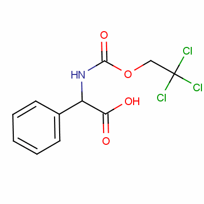 Phenyl [[(2,2,2-trichloroethoxy)carbonyl ]amino]acetic acid Structure,59510-79-1Structure