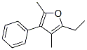 Furan,2-ethyl-3,5-dimethyl-4-phenyl-(9ci) Structure,595598-44-0Structure