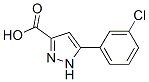 5-(3-Chlorophenyl)-1H-pyrazole-3-carboxylic acid Structure,595610-50-7Structure