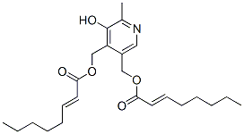 Pyridoxine dioctenoate Structure,59599-61-0Structure