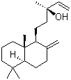 (4Ar)-反式-5-(1,5,5,8as-四甲基-2-亞甲基十氫-1-萘)-(3r)-甲基-1-戊烯-3-醇結(jié)構(gòu)式_596-85-0結(jié)構(gòu)式