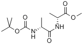 (R)-methyl 2-((r)-2-(tert-butoxycarbonylamino)propanamido)propanoate Structure,59602-19-6Structure