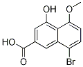 8-Bromo-4-hydroxy-5-methoxy-2-naphthalenecarboxylic acid Structure,596095-76-0Structure