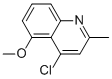 4-Chloro-5-methoxy-2-methyl-quinoline Structure,59611-54-0Structure