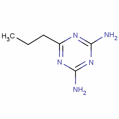 6-Propyl-1,3,5-triazine-2,4-diamine Structure,5962-23-2Structure