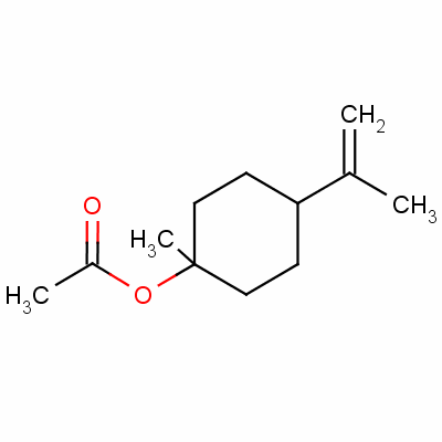 Trans-1-methyl-4-(1-methylvinyl)cyclohexyl acetate Structure,59632-85-8Structure