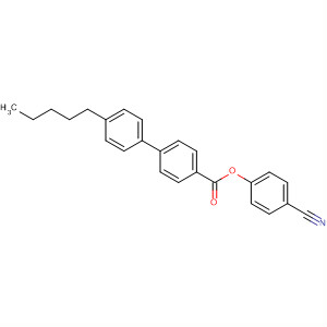 4’-Pentyl-4-biphenylcarboxylic acid p-cyanophenyl ester Structure,59662-53-2Structure