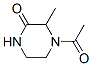 Piperazinone, 4-acetyl-3-methyl- (9ci) Structure,59701-95-0Structure