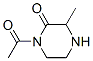 Piperazinone, 1-acetyl-3-methyl- (9ci) Structure,59702-05-5Structure