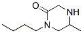 Piperazinone,1-butyl-5-methyl-(9ci) Structure,59702-20-4Structure