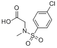 (4-Chloro-benzenesulfonyl)-methyl-amino]-acetic acid Structure,59724-83-3Structure