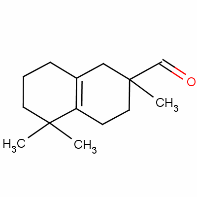 1,2,3,4,5,6,7,8-Octahydro-2,5,5-trimethylnaphthalene-2-carbaldehyde Structure,59742-29-9Structure