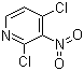 2,4-Dichloro-3-nitropyridine Structure,5975-12-2Structure